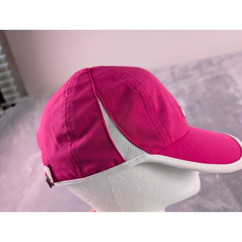 Adidas Adizero Climacool Womens Running Hat Pink White Adjustable Cap C118 - Picture 5 of 8